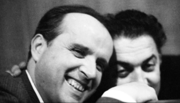 Federico Fellini y Nino Rota