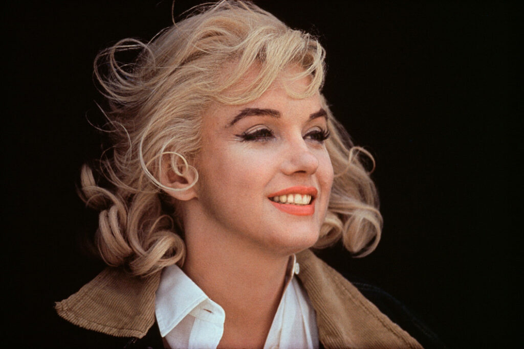 Marilyn Monroe en el rodaje de Vidas Rebeldes (1961)