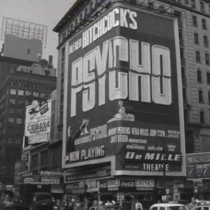 Carteles en cines 1960 Psicosis