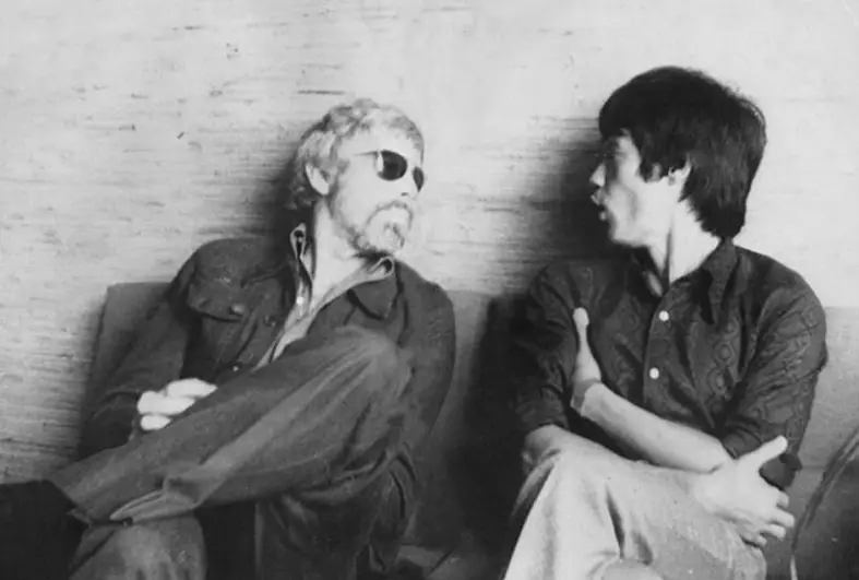 James Coburn con Bruce Lee