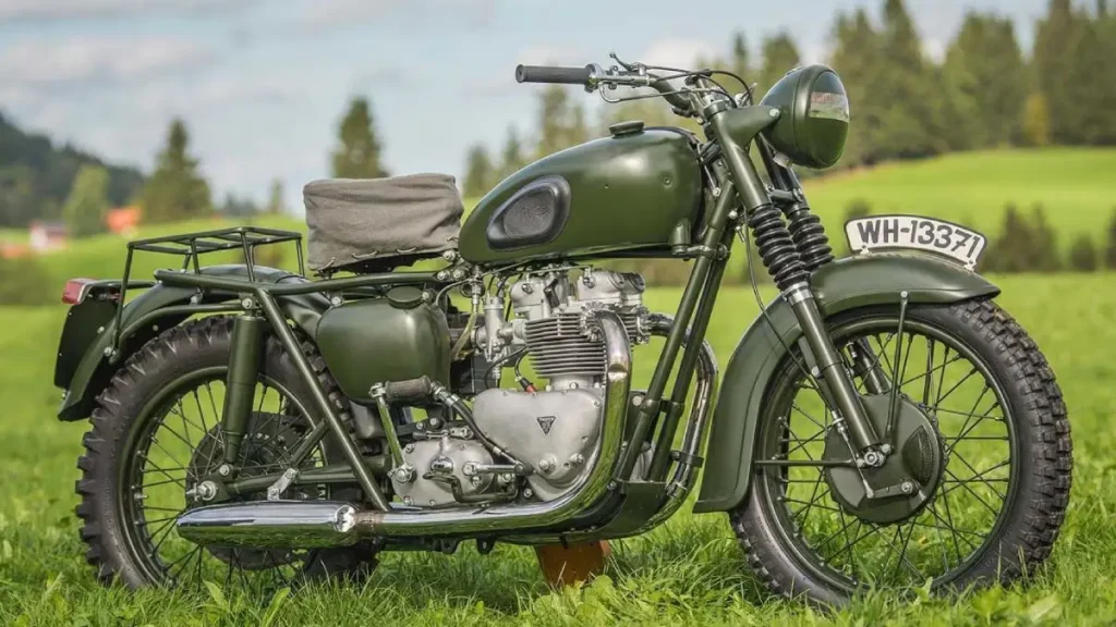 Triumph TR6 Trophy - moto de La gran evasión