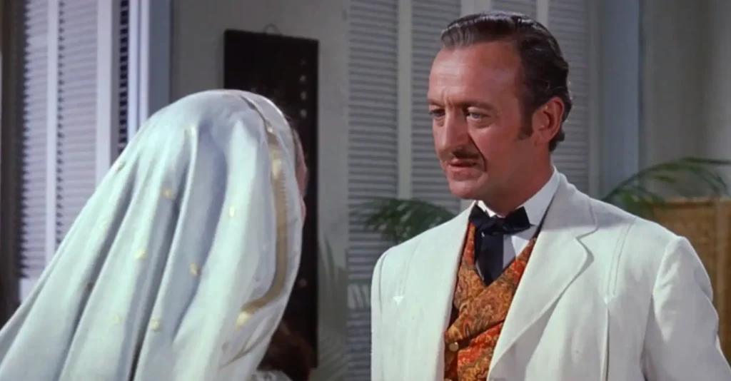 David Niven como Phileas Fogg