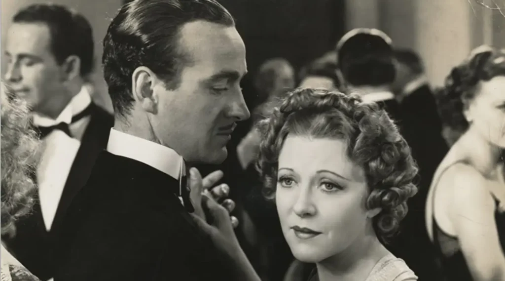 David Niven en una escena de Desengaño 1936