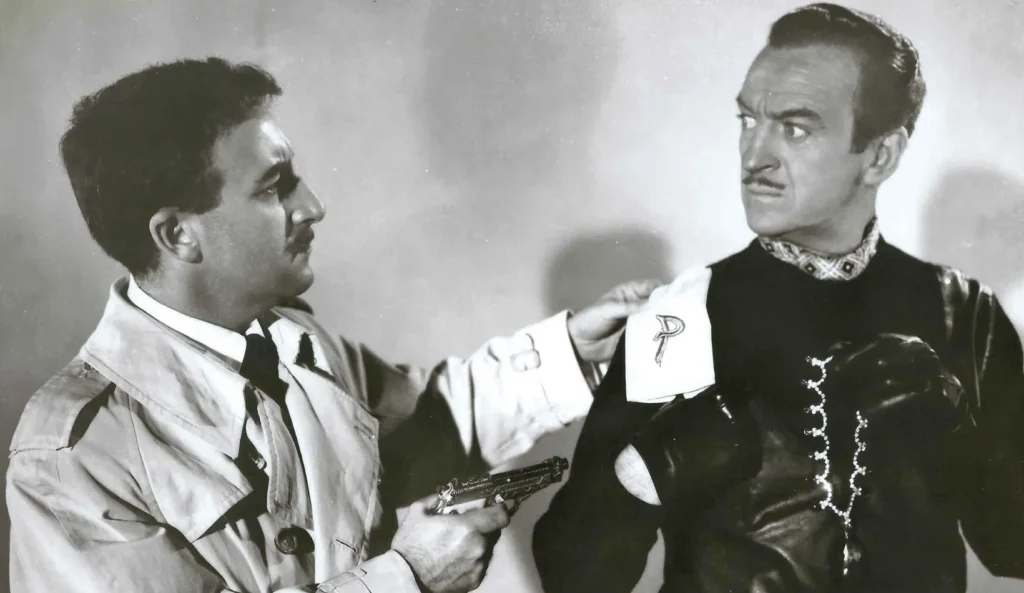 Peter Sellers y David Niven