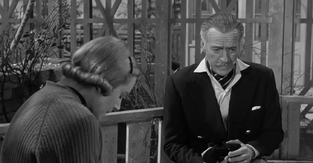 David Niven como Angus Pollock en Mesas separadas