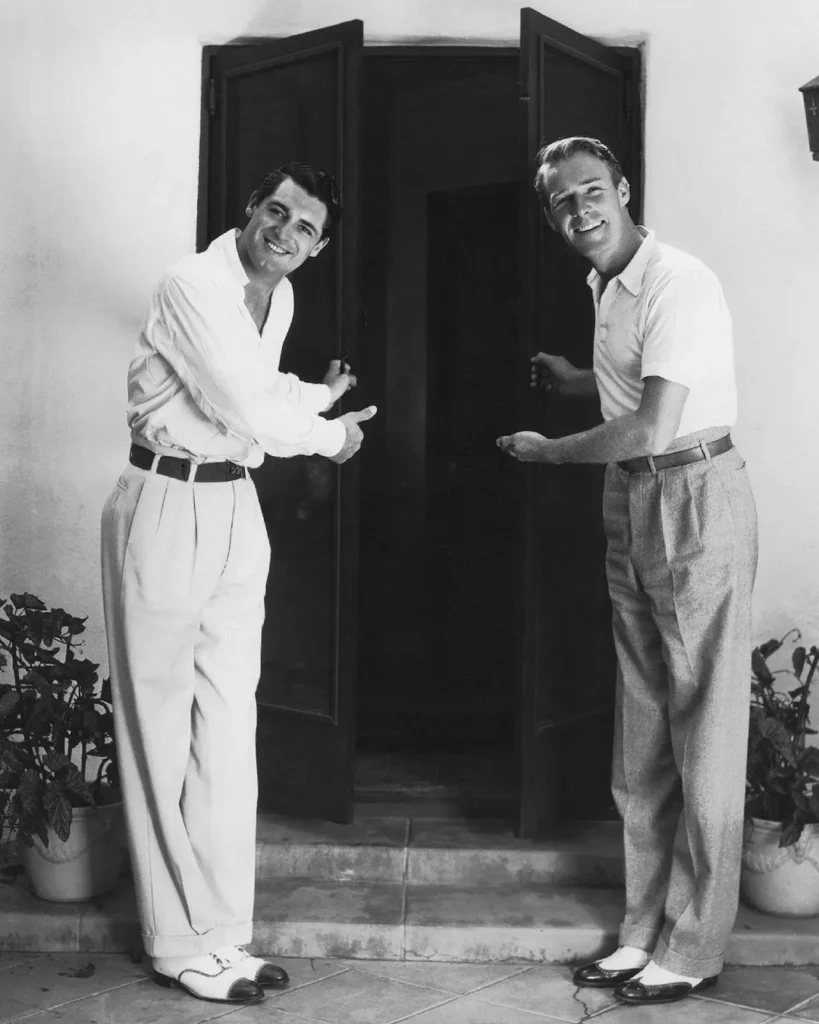 Cary Grant y Randolph en su mansión
